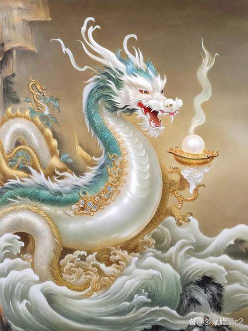 推薦一些著名的風水龍圖片，中國風水墨龍設計素材