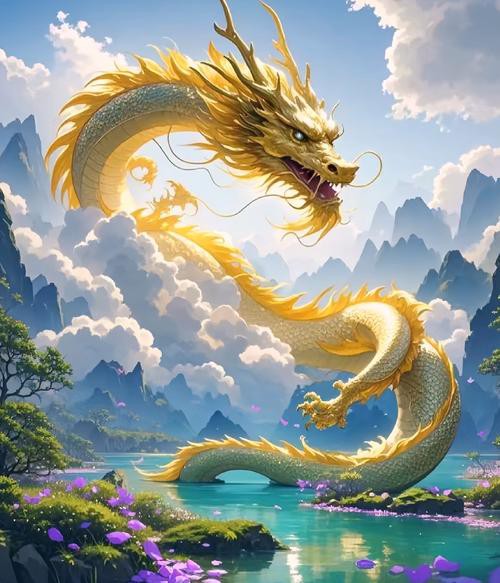 推薦一些著名的風水龍圖片，中國風水墨龍設計素材