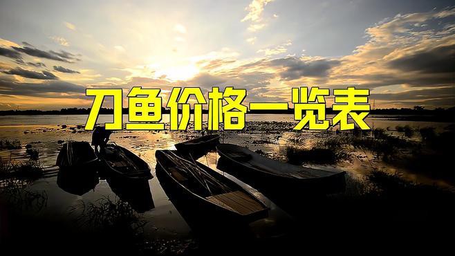 刀魚價格今日價，2025年8月26日刀魚價格信息
