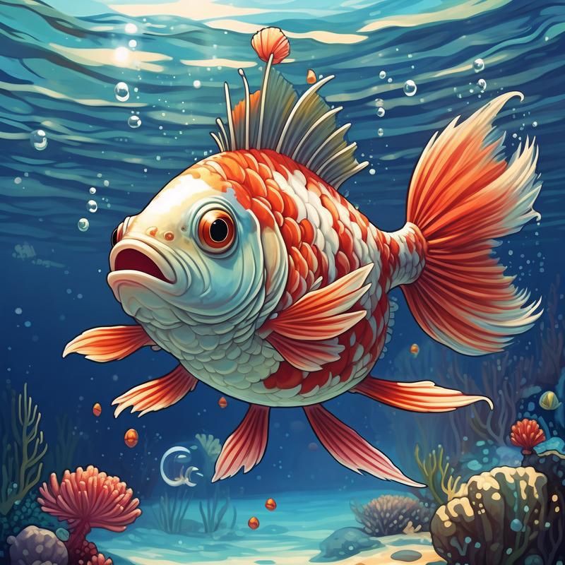 有沒有更多關(guān)于吉祥物魚的圖片？，吉祥物魚常被賦予美好寓意如年年有余、富貴吉祥等