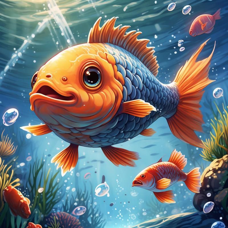 有沒有更多關(guān)于吉祥物魚的圖片？，吉祥物魚常被賦予美好寓意如年年有余、富貴吉祥等