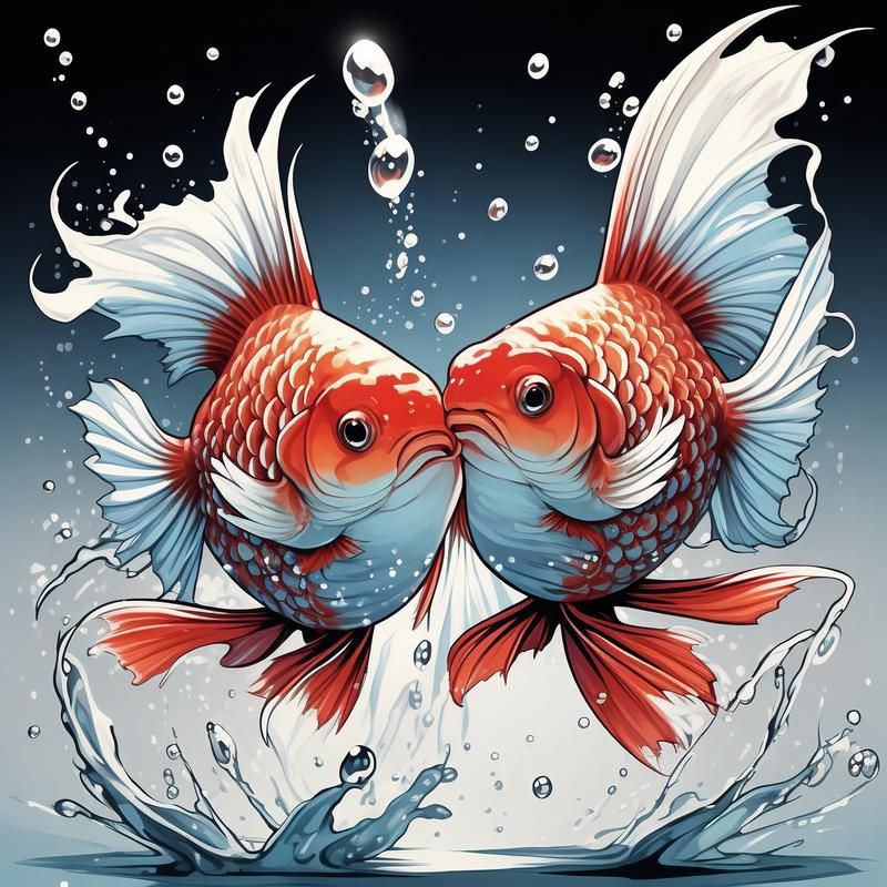 有沒有更多關(guān)于吉祥物魚的圖片？，吉祥物魚常被賦予美好寓意如年年有余、富貴吉祥等