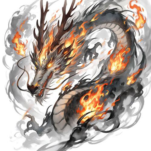 能提供一張具體的霸氣龍圖片嗎？