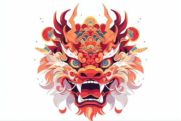能提供一張具體的霸氣龍圖片嗎？