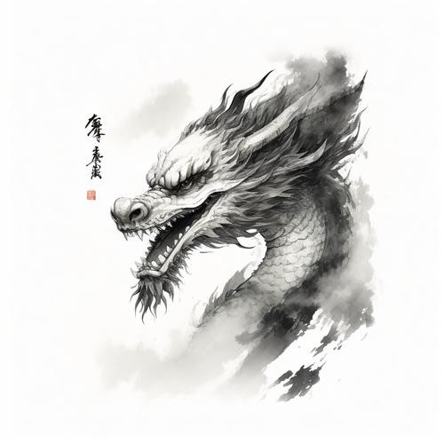 能提供一張具體的霸氣龍圖片嗎？