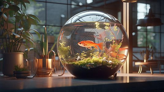 龍魚魚缸造景圖片大全