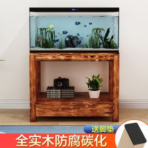木質魚缸架子設計圖：木質魚缸架子的設計圖