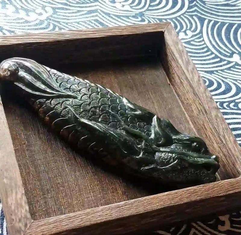 龍頭魚掛件哪種材質最保值？ 龍頭魚掛件哪種材質最保值？ 龍魚百科 第1張