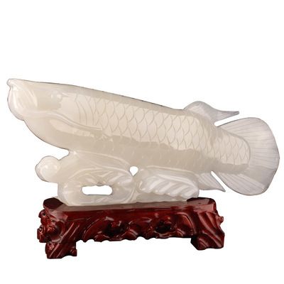 玉石金龍魚擺的高度風水有講究嗎（玉石金龍魚的擺放方法） 玉石金龍魚擺的高度風水有講究嗎（玉石金龍魚的擺放方法） 龍魚百科 第4張