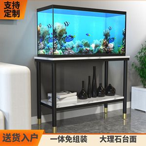 電視柜承重100斤的魚缸擺放位置和種類選擇合理布置魚缸：電視柜承重100斤的魚缸存在安全隱患