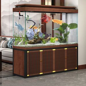 隔斷柜帶魚缸的裝修效果圖：隔斷柜帶魚缸的裝修效果