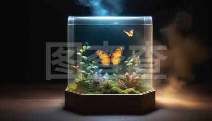 水墨字魚缸背景圖：水墨字魚缸背景圖詳情