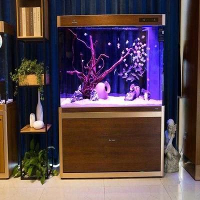 金龍魚缸燈光高度調節