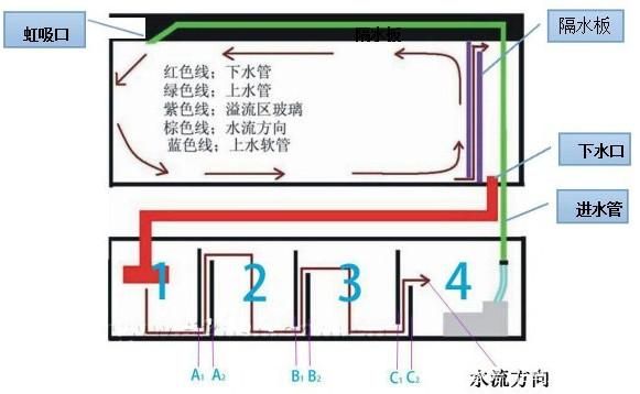 底濾魚缸水流量調節方法：底濾魚缸下水聲音大怎么調節底濾魚缸下水聲音大怎么辦
