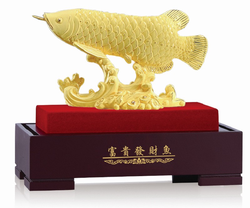 白玉金龍魚擺件圖片大全