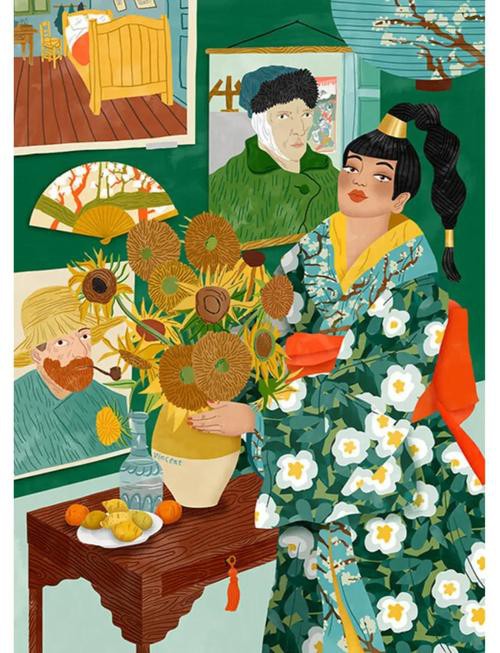 哪里可以找到這些插畫？