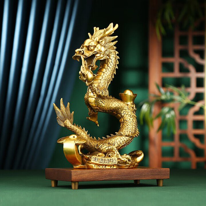 普瀾家居的龍頭魚擺件材質如何？
