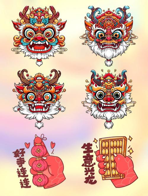 有沒有更多龍頭圖片素材風格？