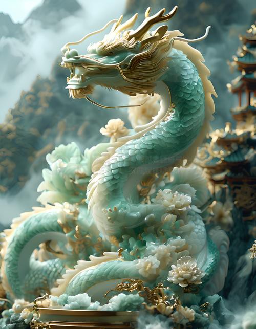 列舉更多現(xiàn)代龍玉雕作品
