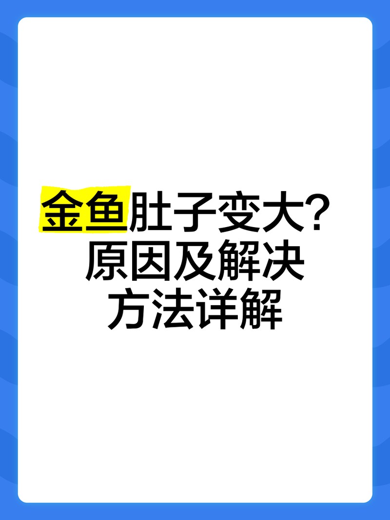 如何預防金龍魚腹部再次鼓凸？