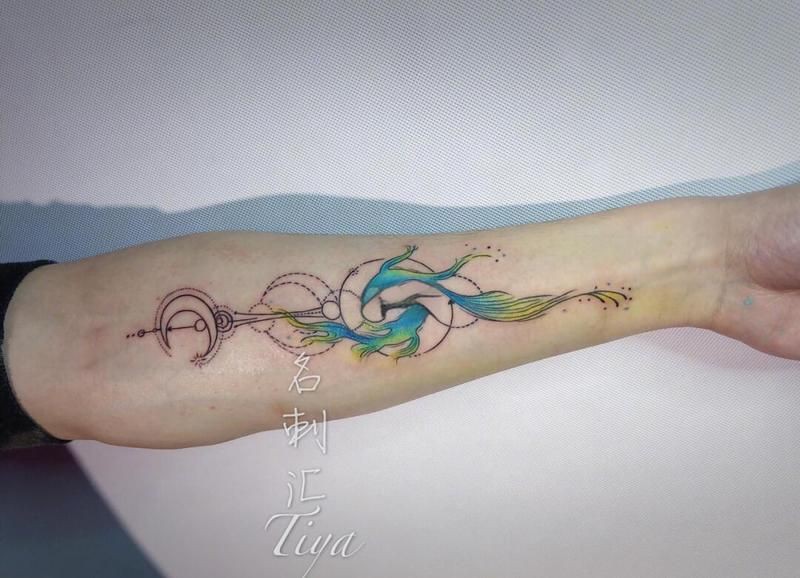 龍魚紋身寓意什么