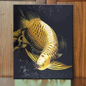手繪金龍魚：手繪金龍魚是一項(xiàng)需要細(xì)致觀察和精湛技藝的藝術(shù)活動 手繪金龍魚：手繪金龍魚是一項(xiàng)需要細(xì)致觀察和精湛技藝的藝術(shù)活動 龍魚百科 第2張