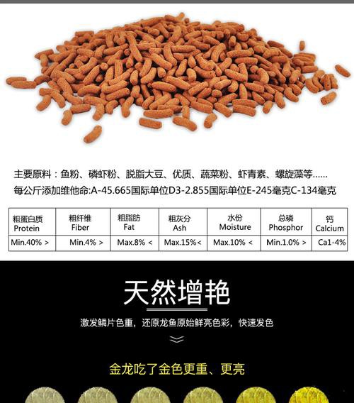 紅龍魚飼料配方比例表圖片