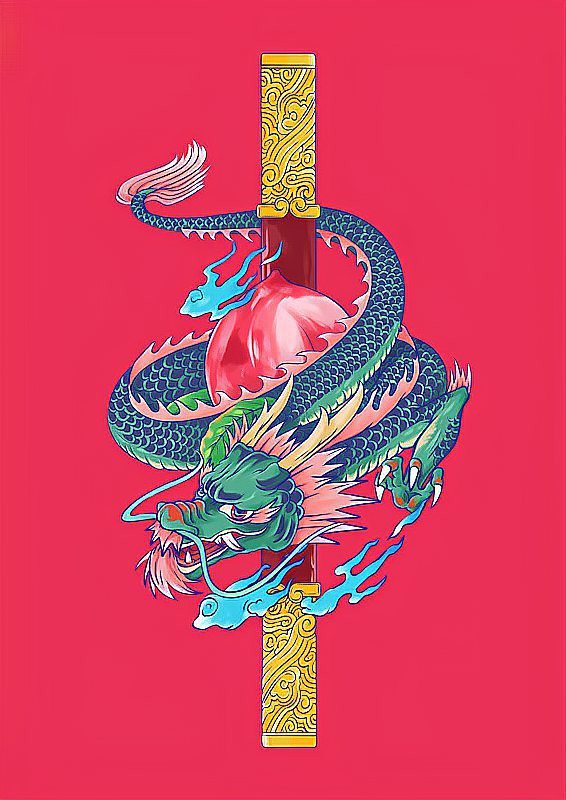 如何區分不同的龍畫流派？ 如何區分不同的龍畫流派？ 龍魚百科 第8張