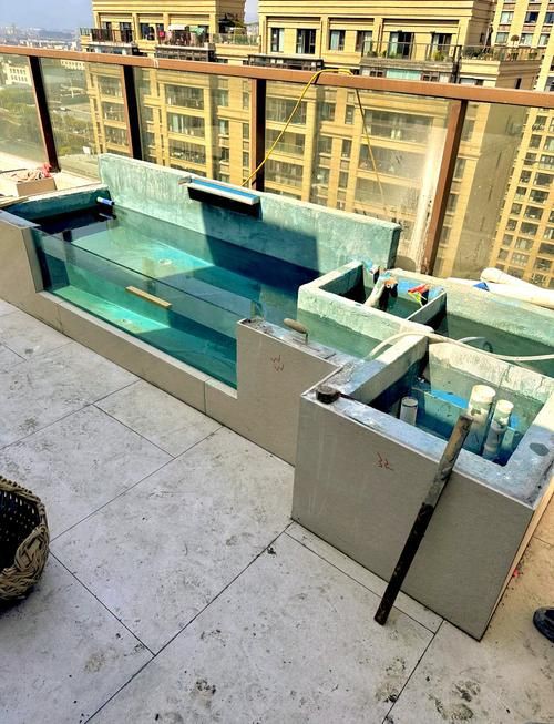 露臺魚池設計實景圖