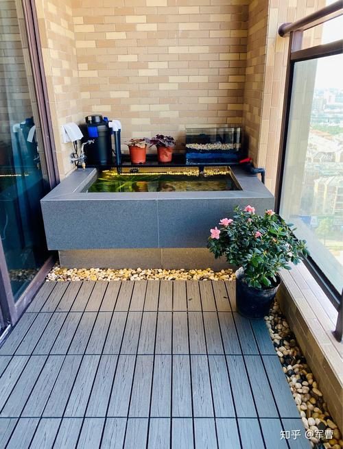 露臺魚池設計實景圖