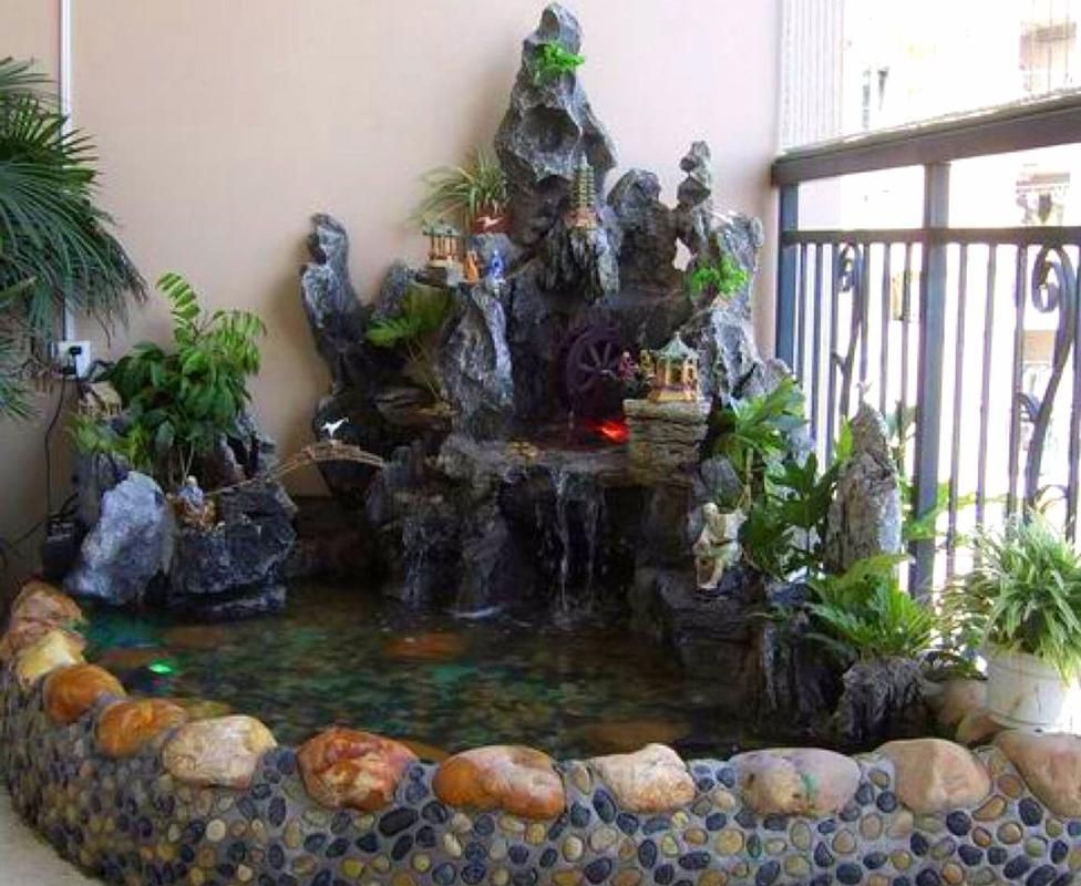 露臺魚池設計實景圖