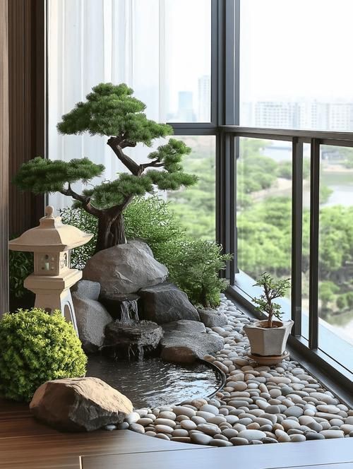 露臺魚池設計實景圖