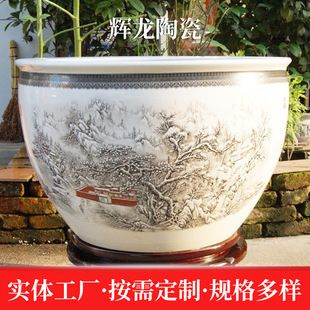 景德鎮(zhèn)瓷器魚缸造景，景德鎮(zhèn)瓷器魚缸養(yǎng)護(hù)方法