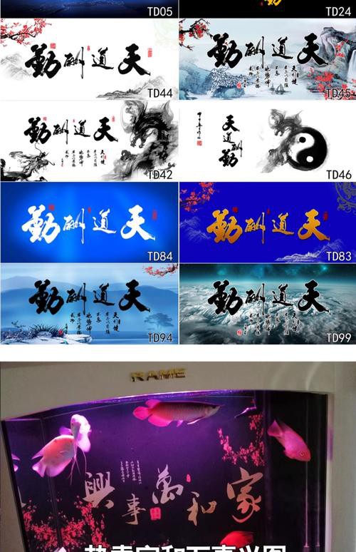 金龍魚魚缸背景圖片大全超清高清