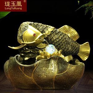 金龍魚擺件風水講究：金龍魚大擺件風水講究圖金龍魚擺件的風水作用