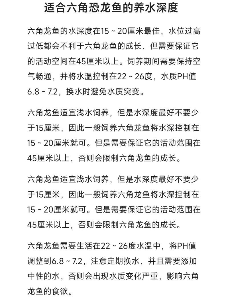 六角恐龍魚飼養技巧和方法圖解