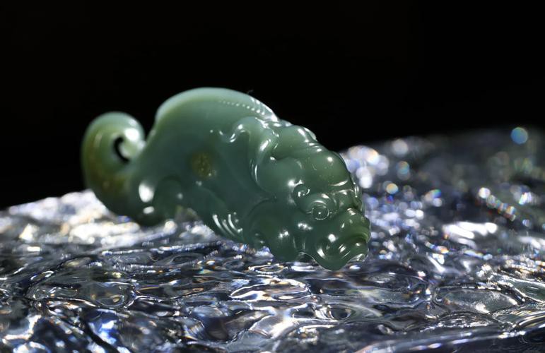玉雕龍魚圖片欣賞圖