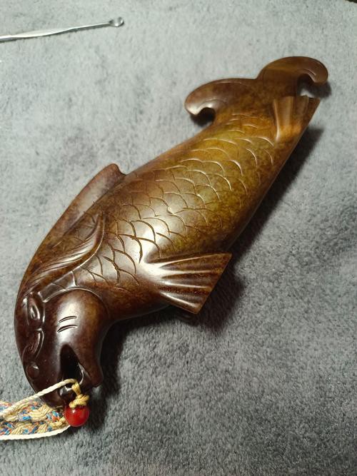 玉雕龍魚圖片欣賞圖