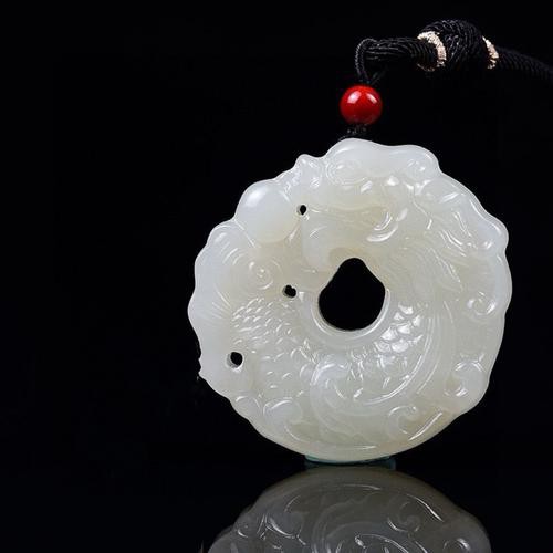 玉雕龍魚圖片欣賞圖