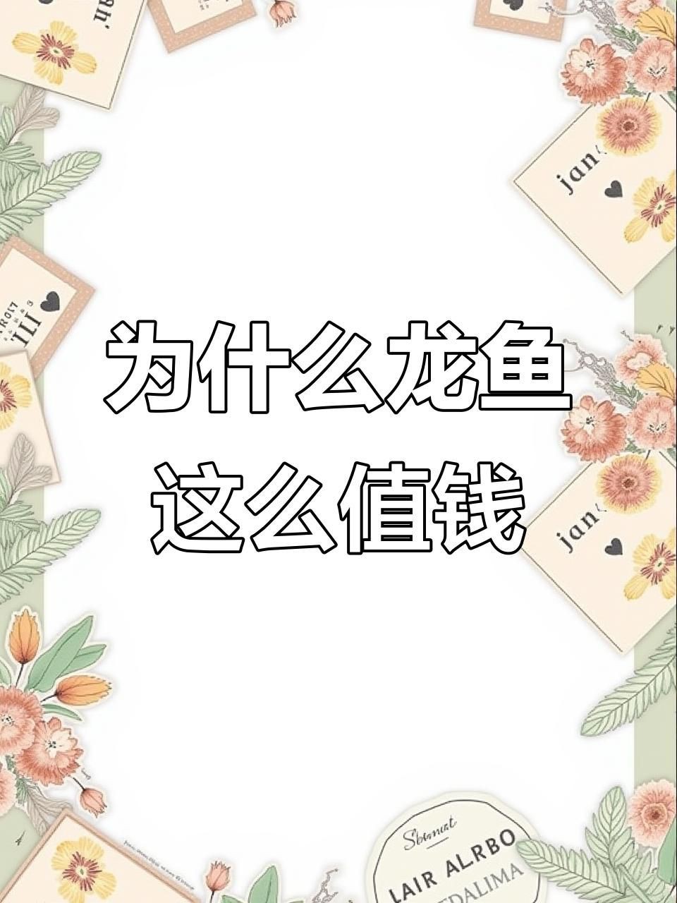 龍魚價格為什么沒幾年前貴了