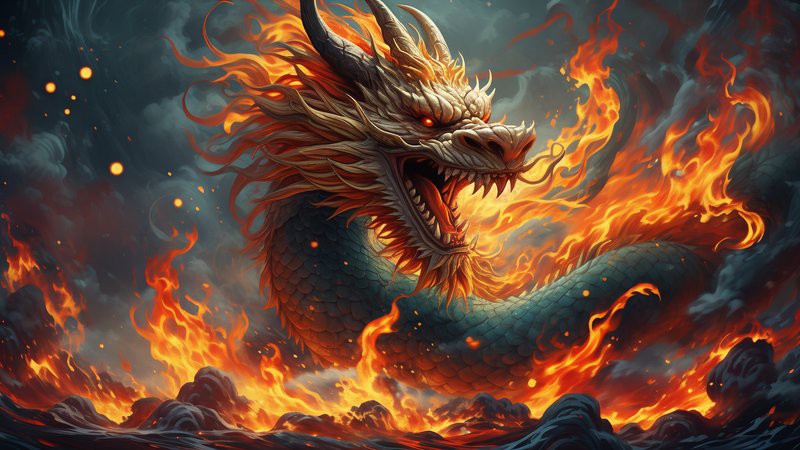 有沒有更霸氣的龍壁紙？