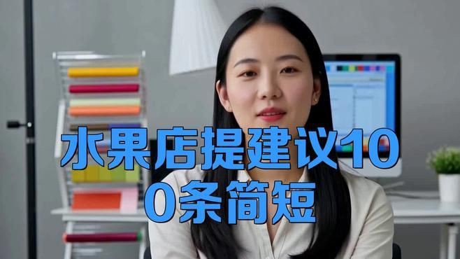 開水果店的10大忠告
