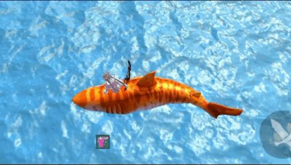 創(chuàng)造與魔法鰩魚(yú)金龍魚(yú)：創(chuàng)造與魔法中的金龍魚(yú)可以用來(lái)制作虎皮鯊的飼料