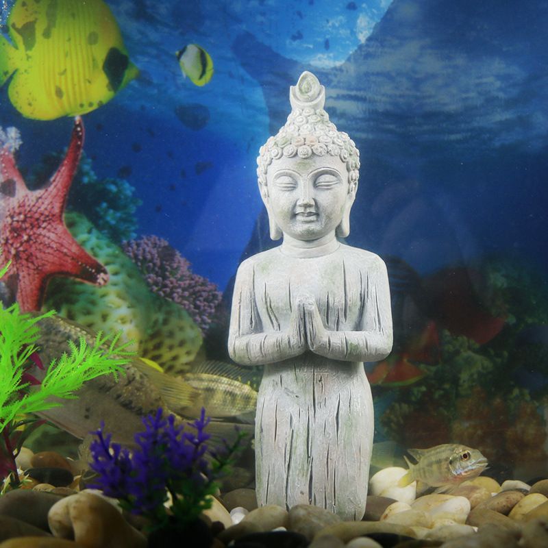 水族箱造景藝術佛像擺件：佛像與魚缸如何搭配 水族箱造景藝術佛像擺件：佛像與魚缸如何搭配 魚缸百科 第2張