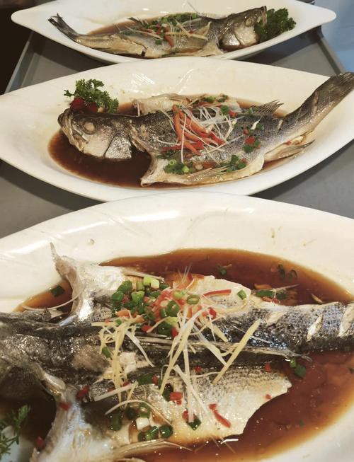 清蒸鱘龍魚圖片真實
