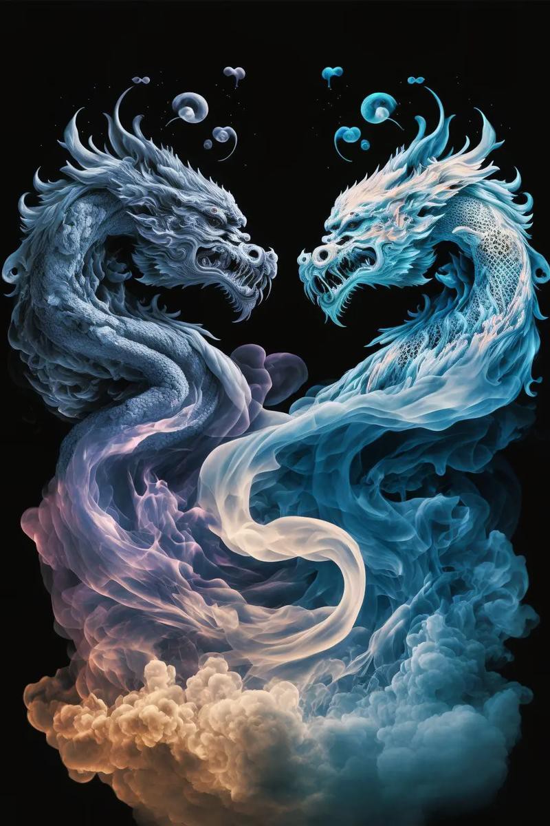有沒有高清的道字雙龍圖壁紙？