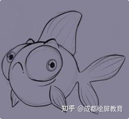 金龍魚繪畫圖片大全大圖