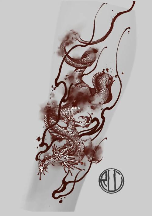 紅龍紋身有哪些經典圖案