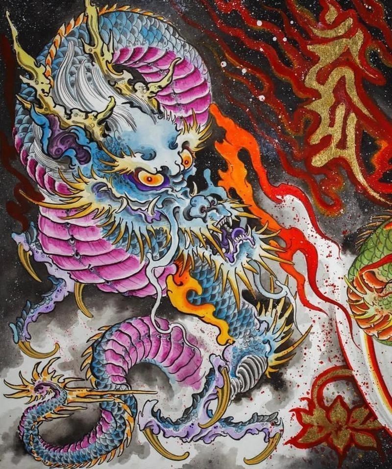 紅龍紋身有哪些經典圖案