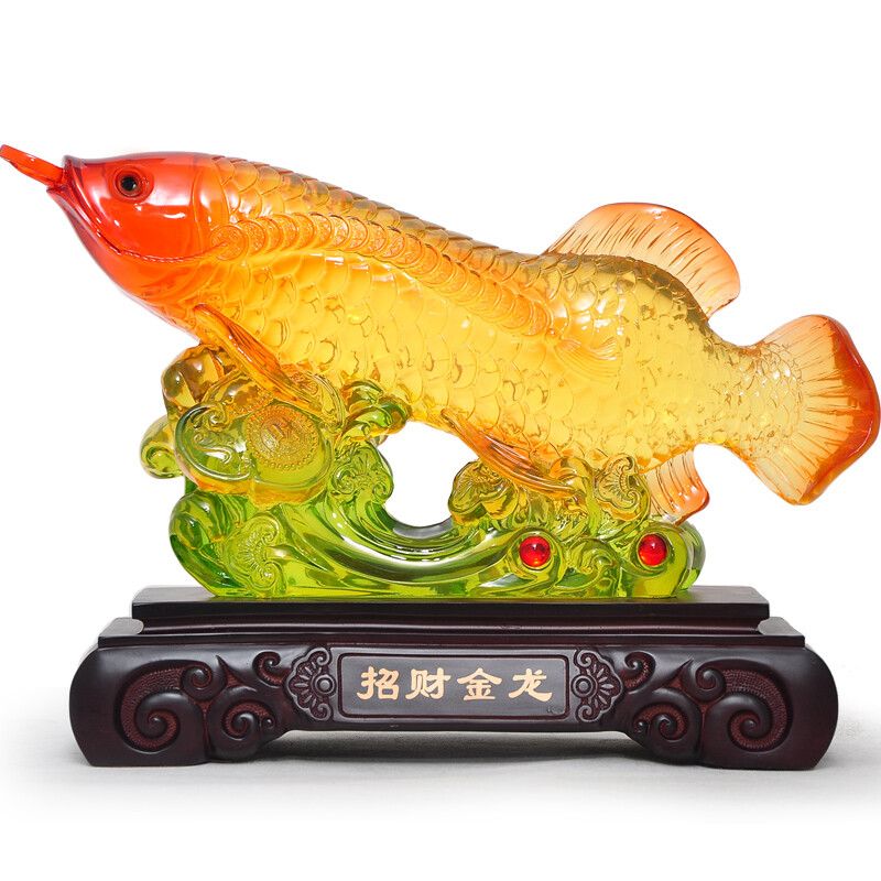 家庭金龍魚(yú)招財(cái)擺件的位置（招財(cái)金龍魚(yú)擺件如何擺放讓財(cái)運(yùn)不斷）